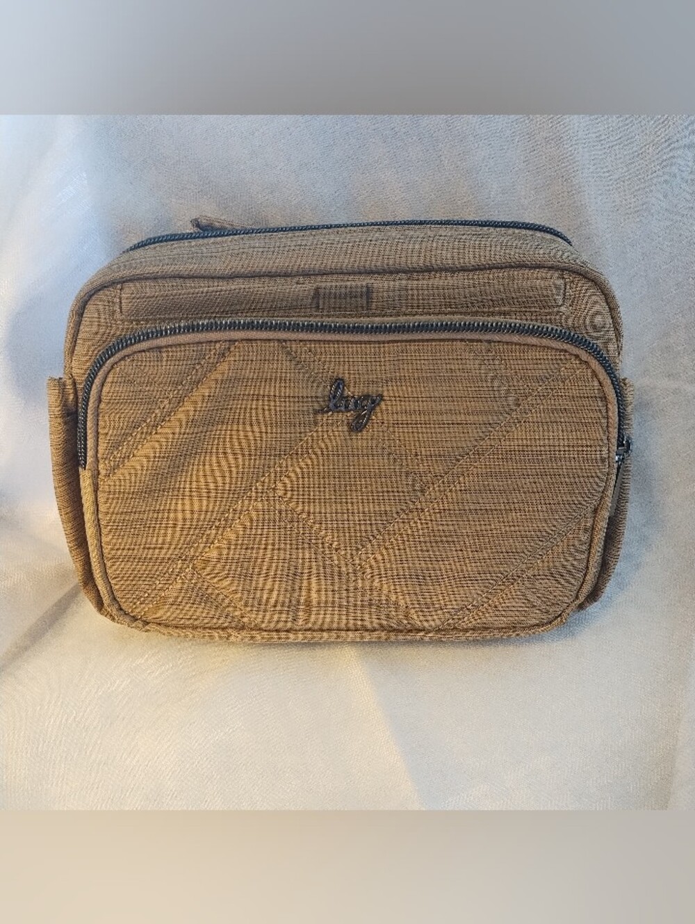 NWT LUG BOOMER BAG Brushed Gold